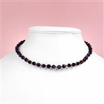 White/Purple Rivoli & Purple Translucent Faceted Glass Wire Wrapping Project With Downloadable Instructions By Ellie Gallagher