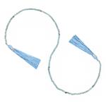 13cts Blue Tourmaline Faceted Rounds Approx 2mm, 30cm Strand