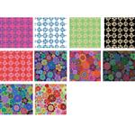 Kaffe Snow & Folk Flower Long Quarter Bundle (10pcs)