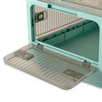 Sewing Online Folding Plastic Storage Box Blue 98L