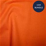 100% Cotton Orange Fabric Backing Bundle (3.5m). Save £2