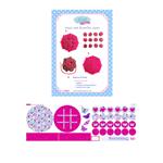Living in Loveliness Pink Butterfly Game Kit: Pattern & Fabric Panel