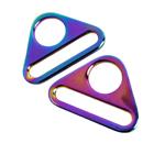 25mm Rainbow Triangle Loop - 2 Pieces