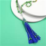 925 Sterling Silver Tassel Cap with Sea Shell Connector, Aprrox 17x8mm