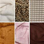 Family Comforts Scrappy Bear Faux Fur & Flannel Kit: Instructions & FQs (6pcs)
