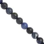 210cts Dumortierite Quartz Smooth Round Approx 10mm 28cm Strands 