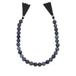 210cts Dumortierite Quartz Smooth Round Approx 10mm 28cm Strands 
