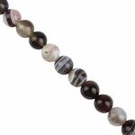  Botswana Agate, 8mm 10mm & 12mm, Gold Plated Base Metal Wire Project