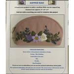Allison Maryon's Pink Embroidery Makeup Bag Kit (24cm x 15cm)