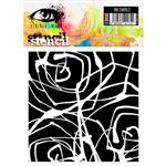 Visible Image Ink Swirls Stencil