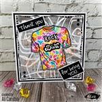 Visible Image Ink Swirls Stencil