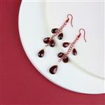 Red Plated Base Metal Red Coated 21pcs Findings Pack