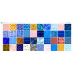Delphine Brooks' Navy Portia Pig Fabric Panel (140 x 59cm)
