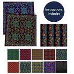 Jason Yenter Multicolour Vivid Quilt Kit: Instructions & Fabric (13.5m)