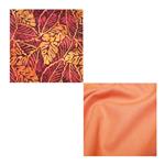 Orange Batik Fabric Bundle (1m) - Under £10