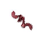 CzechMates Two Hole Daggers 16 x 5mm : ColorTrends: Saturated Metallic Grenadine