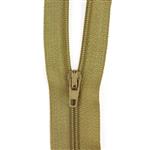 20cm Olive Green Nylon Closed End Zip. Number 3