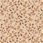 Lewis & Irene Cranborne Chase Collection Cranborne Scroll Natural Fabric 0.5m