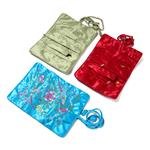 Oriental Pattern Jewellery Travel Roll Bags, 3pcs, Approx 27x20cm