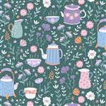 Debbie Shore Botanique Brew Template Storage Pouch Kit: Instructions & Fabric (3m)