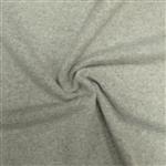 Reedsport Luxury Italian Knitted-Style Wool Mouflon in Light Grey Fabric 0.5m