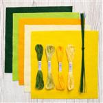 Wool Couture A Dozen Daffodils Felt Craft Kit