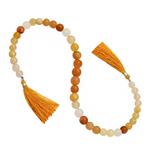 175cts Shaded Yellow Aventurine Smooth Round Approx 8x9mm 30cm, Strand