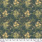 William Morris Emery Walker’s House Collection Bower Navy Fabric 0.5m 