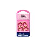 D Rings 12mm Gold 4 Pieces