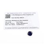 4.7cts Madagascan Blue Sapphire 10x10mm Fancy  (D)