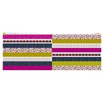 Sara Page Design's The Wine Bottle Collection 16 x Fabric Strips Fabric Panel (140x 57cm)