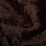 Brown Plain Fur Fabric 0.5m