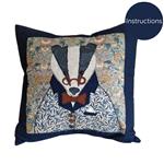 Helen Newton Mr Badger Applique Cushion Instructions