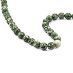190cts Moss Agate Plain Round, Approx 8mm, 37cm Strands