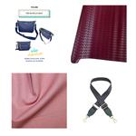 Lisa Lam's Aubergine Basket Weave Ravello Bag Kit: Instructions, PU (1 roll), Fabric (0.5m) & Bag Strap (1pcs)