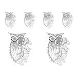 Sanntangle Owl Outline Panel Piece