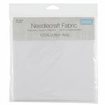 Needlecraft Fabric Aida 14 Count 45 x 30cm White