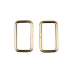 38mm Bronze Colour Rectangle Loop - 2 Pieces