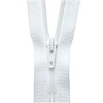 Nylon Dress and Skirt Zip White 20cm (7.87