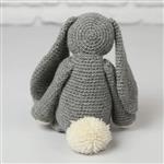 Wool Couture Grey Mabel Bunny Crochet Kit .With Free Crochet Hook Worth £4