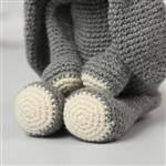 Wool Couture Grey Mabel Bunny Crochet Kit .With Free Crochet Hook Worth £4