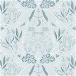 Lewis & Irene Presents Cassandra Connolly Sound Of The Sea Collection Enchanted Ocean Sky Blue Fabric 0.5m
