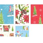 Debbie Shore Christmas Traditions Collection Snowman FQ Pack of 5