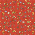 Liberty Woodland Walk Forest Friends Orange Fabric 0.5m