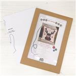 Owl & Sewing Cat Applique Reindeer Cushion Instructions
