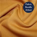Ochre Sweatshirting Fabric Bundle (2.5m)