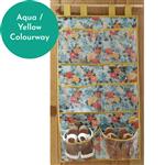 Sew Crazy Girls Snazzy Shoe Store Kit: Aqua / Yellow