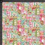 Henry Glass Tweets And Treats Patchwork Sweets and Birds Multi Fabric 0.5m