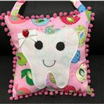 Allison Maryon's Pink Birds Tooth Fairy Pillow Kit - Pink Trim