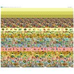Victorian Spring Strips Fabric Panel (140 x 123cm)